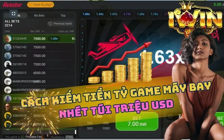 [VIDEO] AVIATOR IWIN | Cách kiếm tiền tỷ game máy bay nhét túi triệu USD