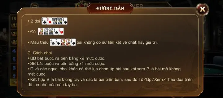 Chia sẻ luật poker chi tiết từ A đến Z